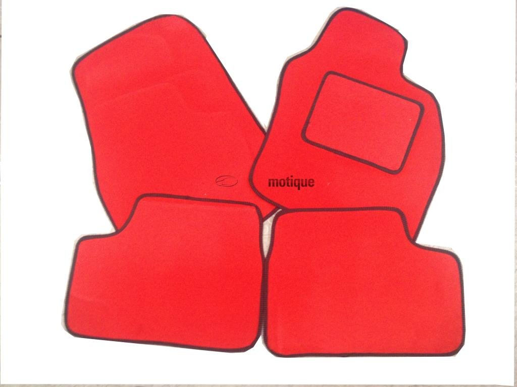CORSA VXR (07-) ROSSO RED CARPET MATS + BLACK EDGING