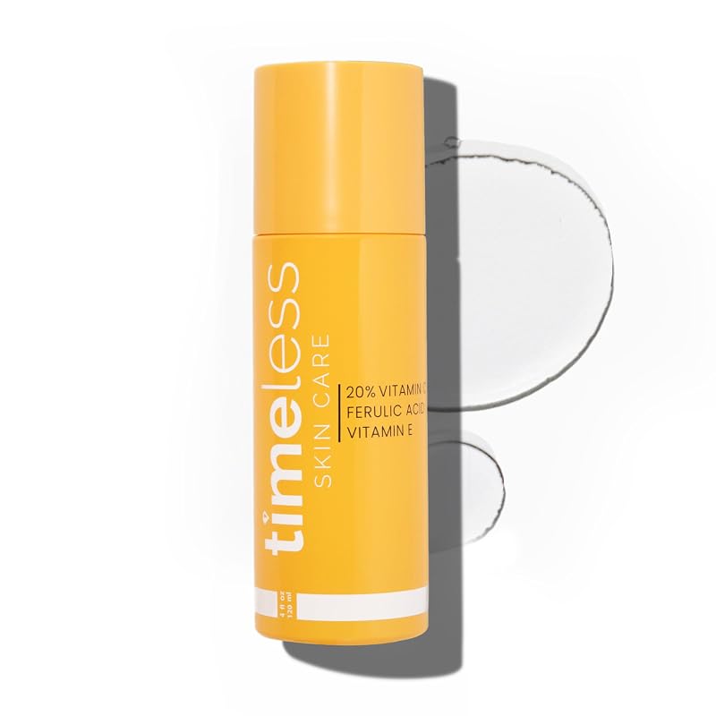Sérum Timeless Skin Care com Vitamina C 20%, Vitamina E e Ácido Ferúlico, 120 mL