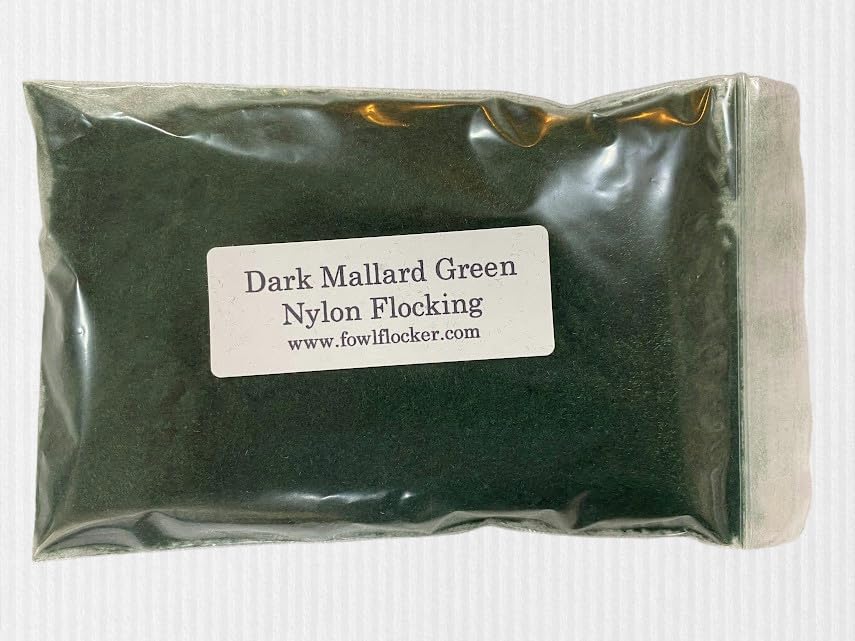 Dark Mallard Green Nylon Flocking (8, Ounces)