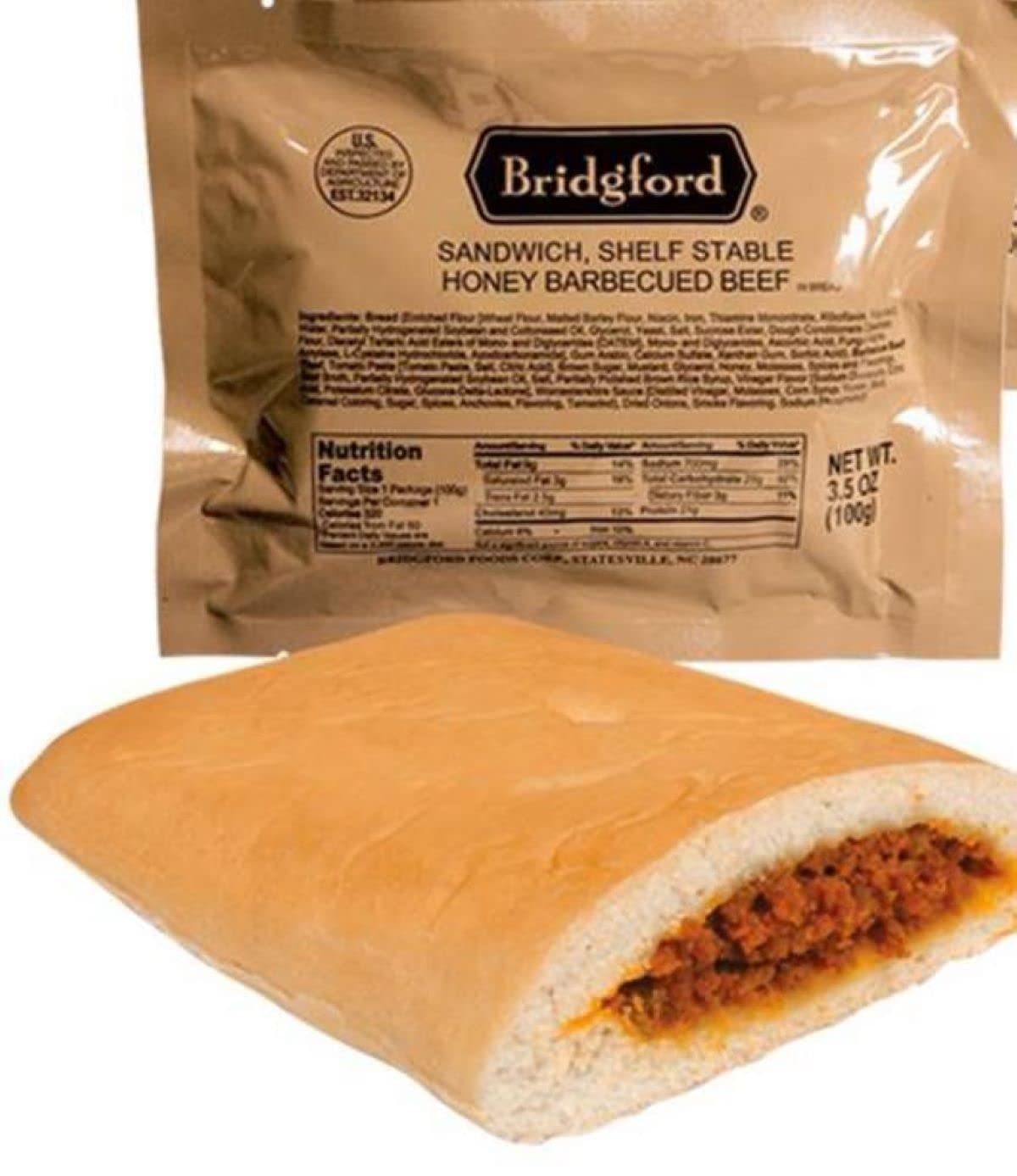 Amazon.com : Bridgford Sandwiches & Wraps - 6 pack - Z-Ration (Zombie ...