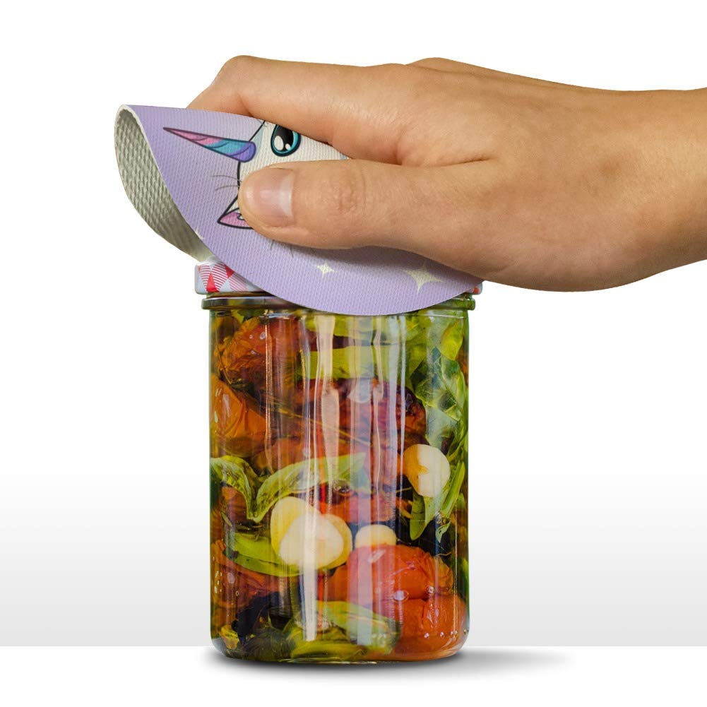 Cat Unicorn Round Rubber Non-Slip Jar Gripper Lid Opener