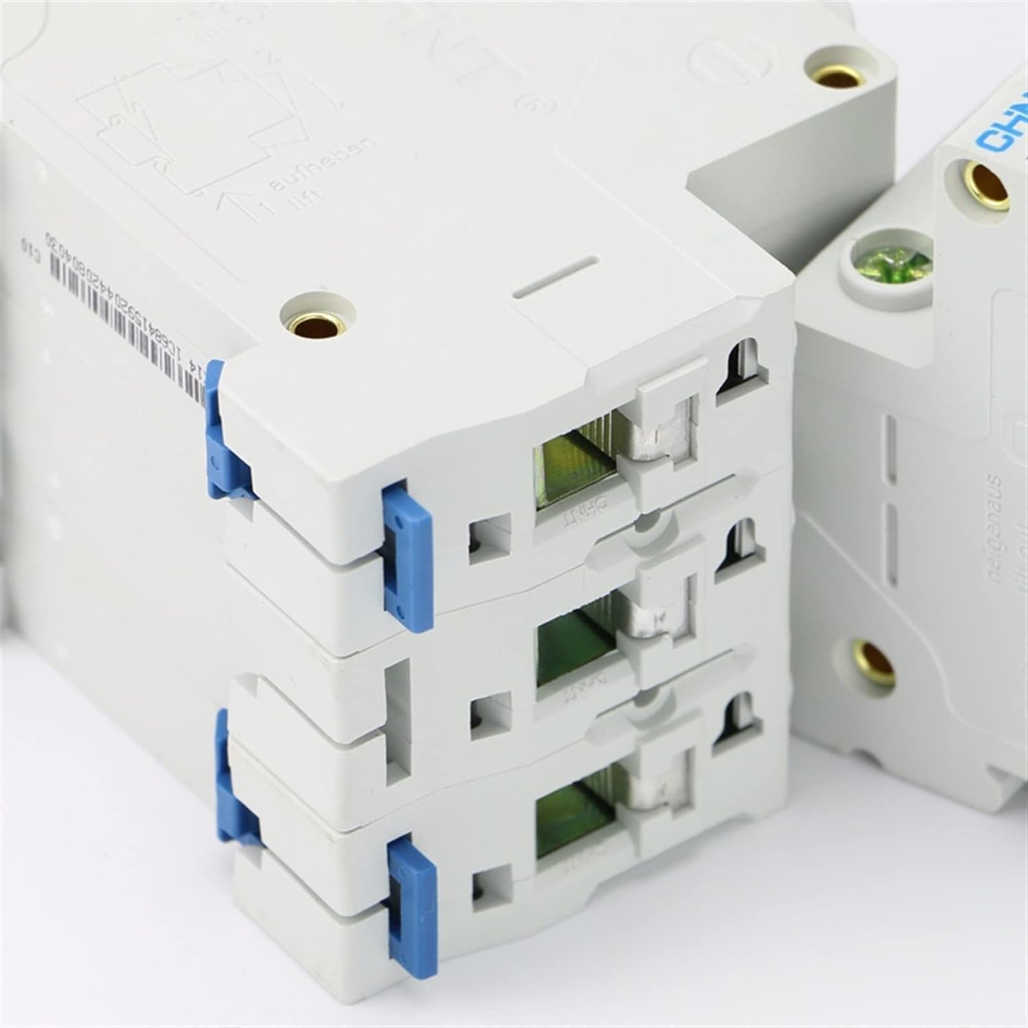 ALKOY Circuit Breaker DZ47-60 3P AC 230/400V Breaker Electromagnetic Release Type C Overload Protector 1Pcs (Color : 3, Size : 40A) (Color : 3, Size : 50A)