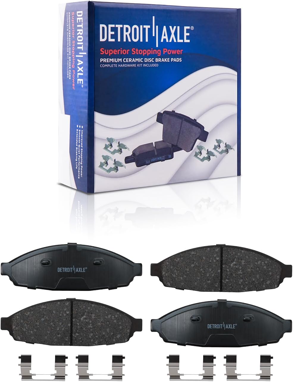 Detroit Axle Front Brake Pads for 0311 Ford Crown