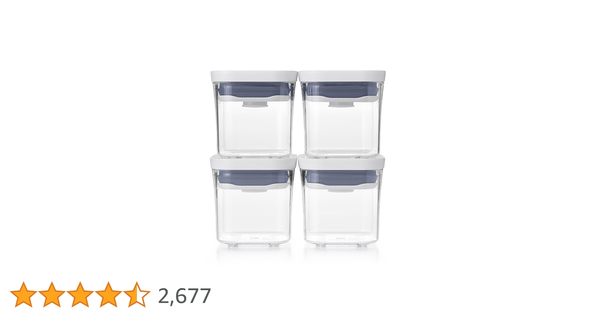Amazon｜OXO オクソー GG ポップコンテナ4ピースミニセット