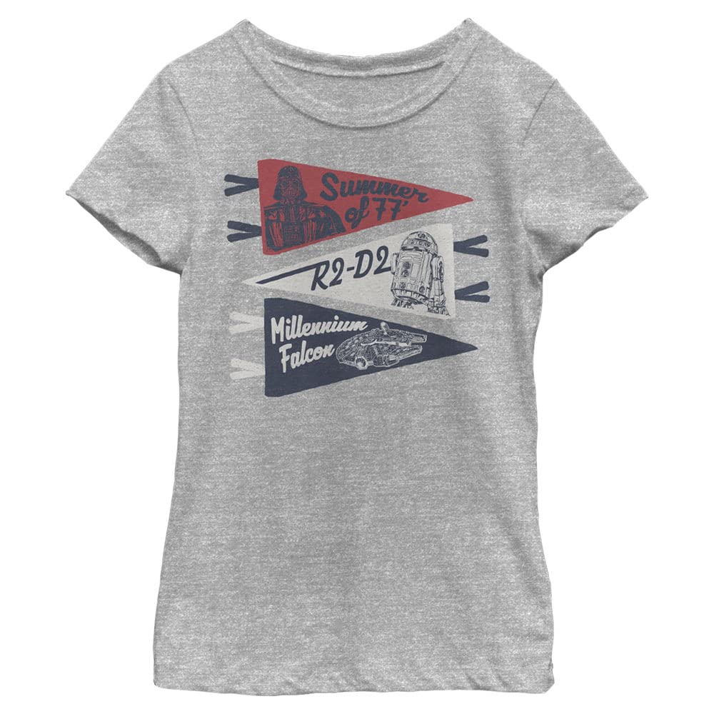 T-shirt Star Wars Summer 77 filles gris chiné taille S