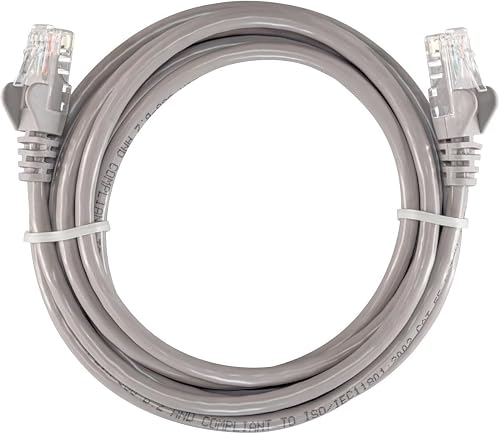 1M CAT5E MOULDED FLYLEAD - GREY
