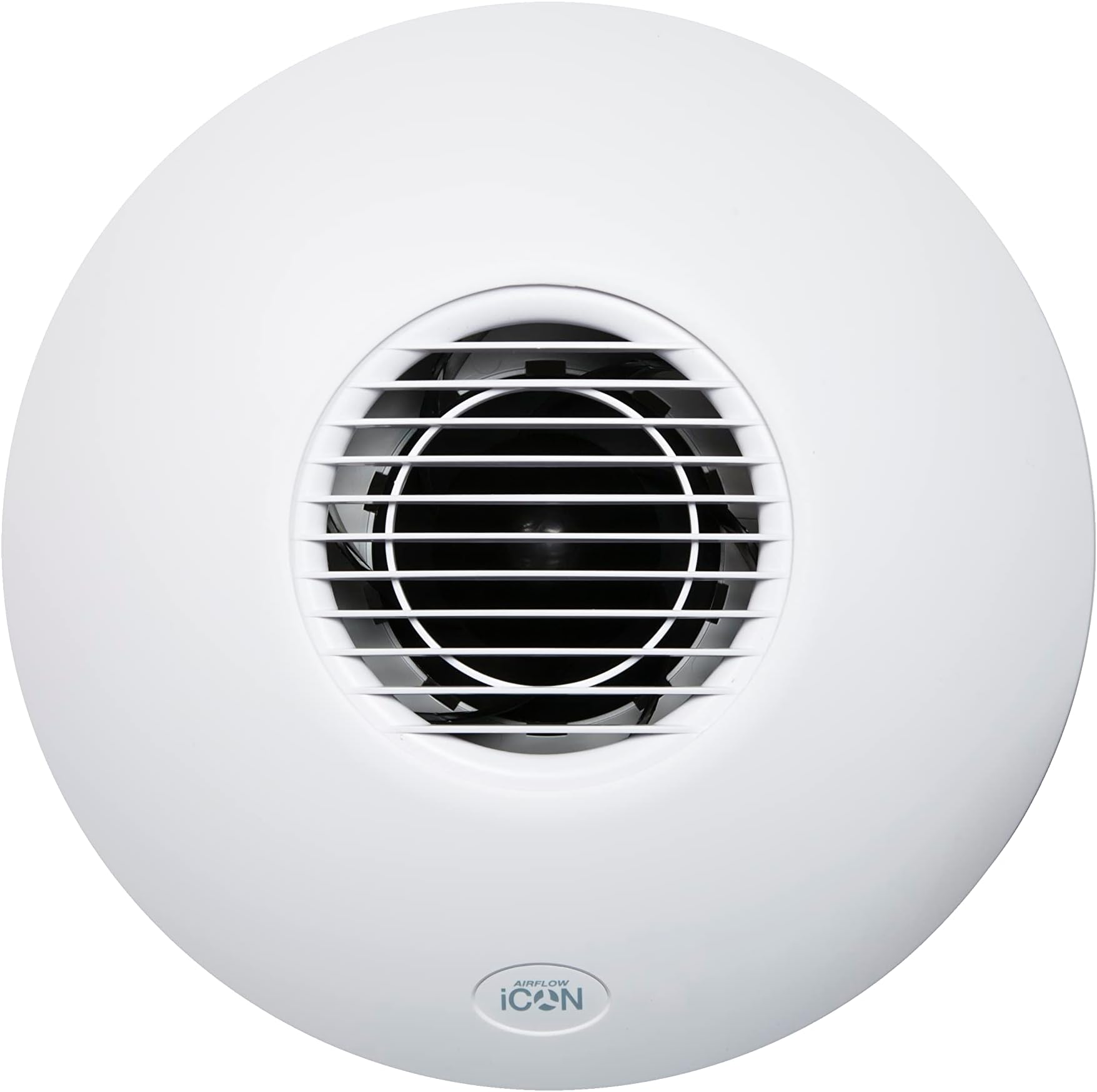 Airflow iCON60 Circular Extractor Fan for Large Bathroom, Utility Room ...