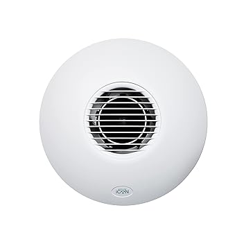 Airflow iCON 60 Circular Extractor Fan for Large Bathroom, Utility Room or Kitchen