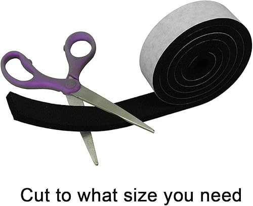 Miniatura 9 de Cinta de espuma de alta densidad, tira de sellado impermeable, tiras CR de neopreno, adhesivo de una sola cara, sello EVA (34 pulgadas x 516