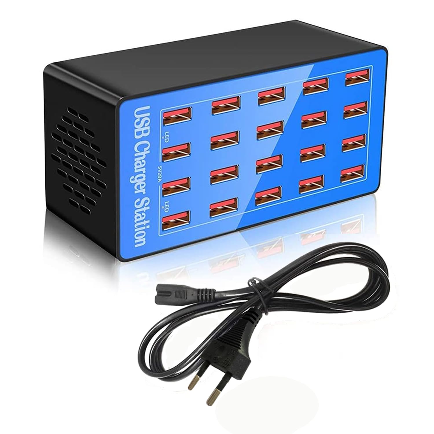 chargeur usb 20 ports multi-appareils