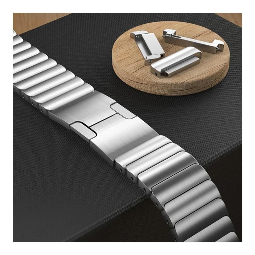 TYKHGFS Bracelet de Montre en Acier Inoxydable de 22 mm adapté à la Montre 4 GT2 3 46 mm Pro Bracelet de Montre adapté à la Montre à Boucle Samsung 6 5 4 adapté au Bracelet Seiko