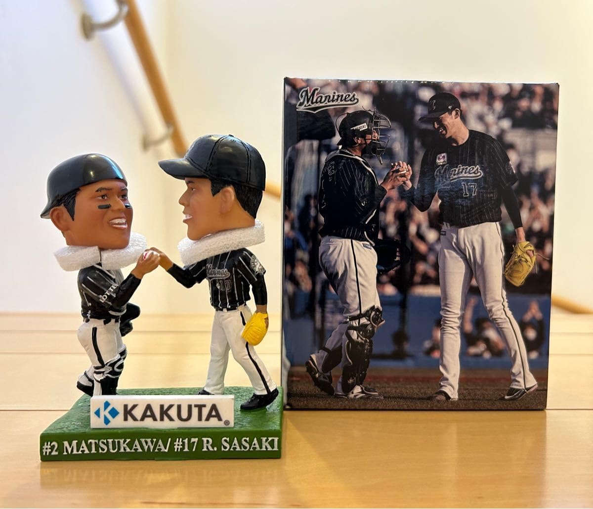 Amazon.co.jp: 佐々木朗希 松川虎生 完全試合記念 ボブルヘッド KAKUTA