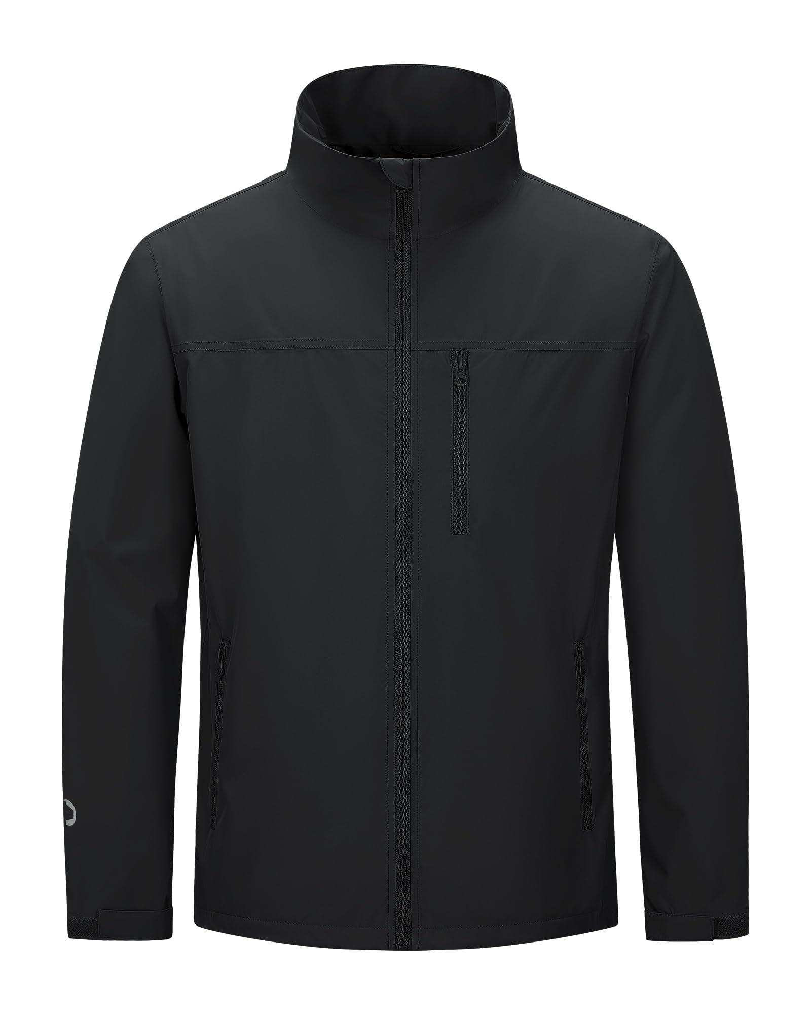Outdoor Ventures Giacca impermeabile da uomo, foderata in pile, mezza stagione, giacca in vela softshell, per escursioni, campeggio, pesca