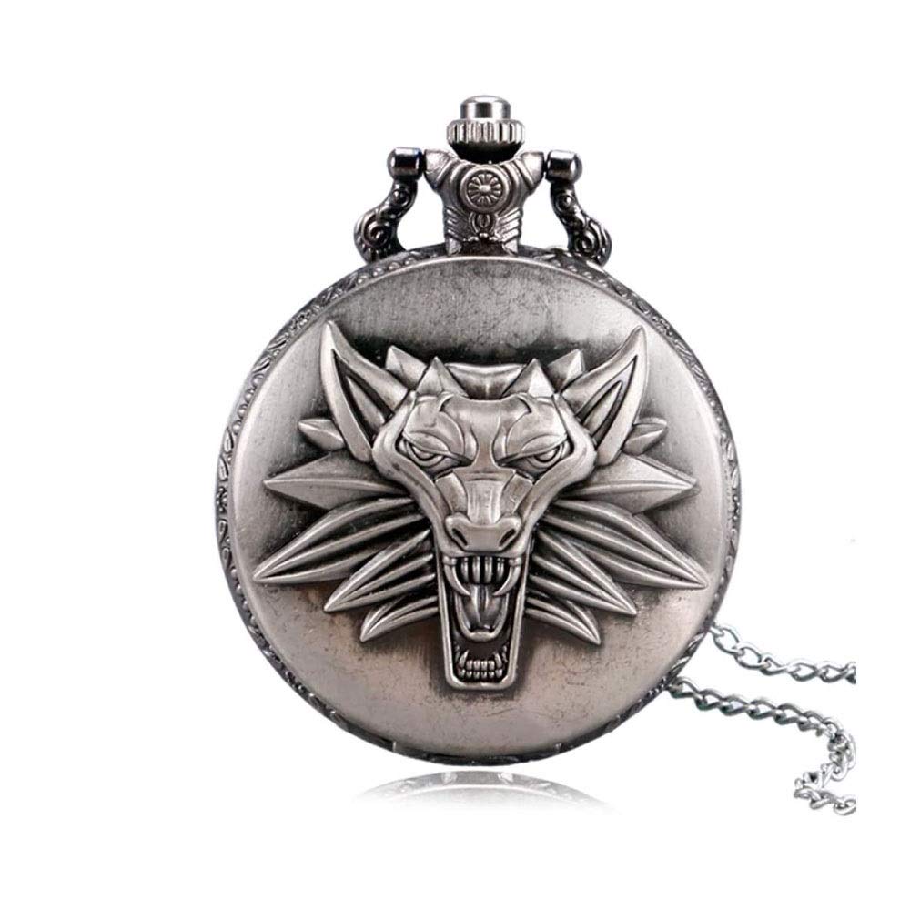 Orologio da Tasca del Quarzo Vintage con Catena, Orologi per Uomo Donna Tascabile