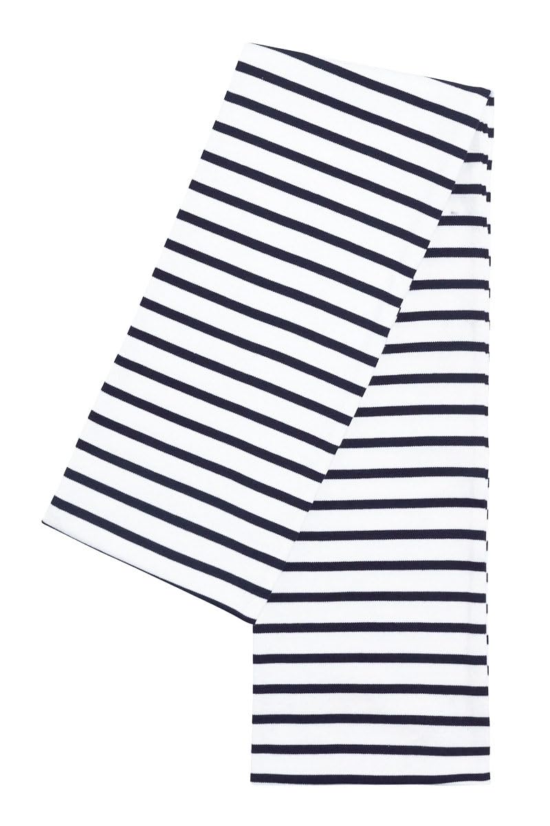 Armor Lux Paddle Scarf, White/Navy, 0 Women's