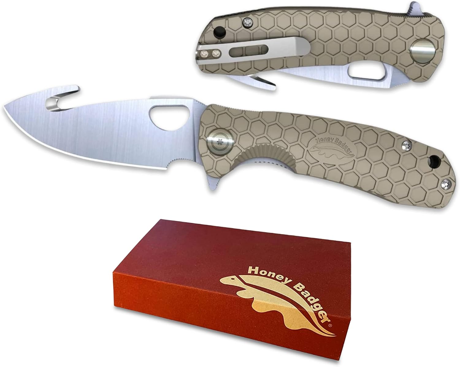 Honey Badger Knives Replacement Pocket Clip - Fits Large Honey Badger Folding Knives