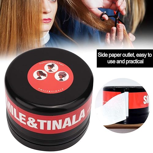 Miniatura 8 de Soporte de papel para el cuello Cuidado del cabello y estilo Desechable Cubierta de cuello Caja de papel Contenedor de peluquería Salón con ventosa
