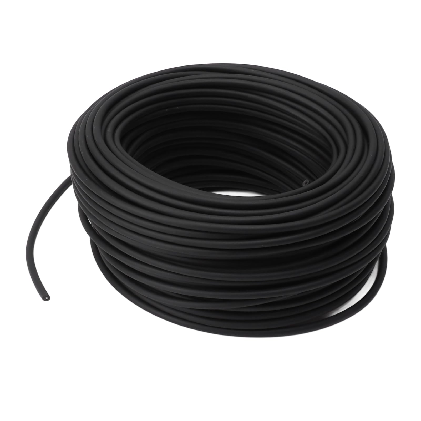 Fabater Alambre para Cerca Eléctrica, Cable Subterráneo de Voltaje de 15 KV con Doble Aislamiento de 5 Mm, Cable Aislado con Carrete de Plástico en Bobina para Aplicaciones de Cercado de Jardín de