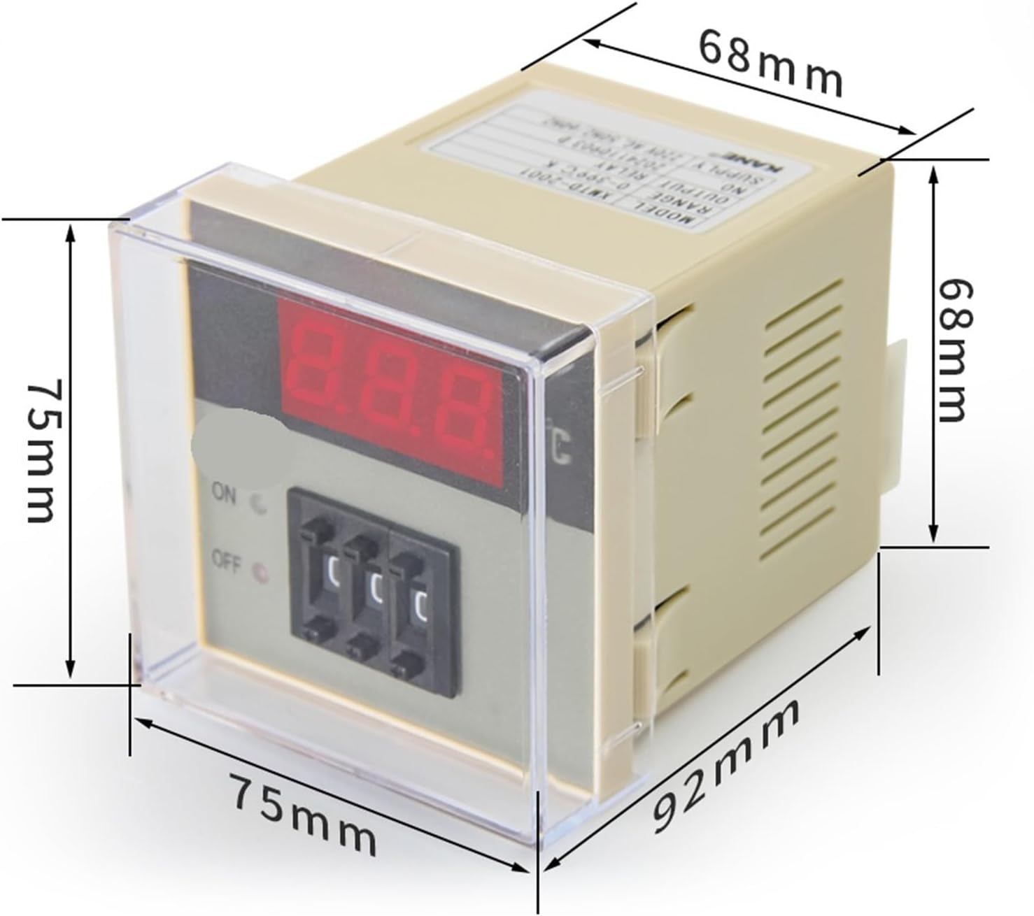 XMTD-2001 Mechanical Adjustable Temperature Controller 0-399C Thermostat Input K Type Thermocouple Output Relay