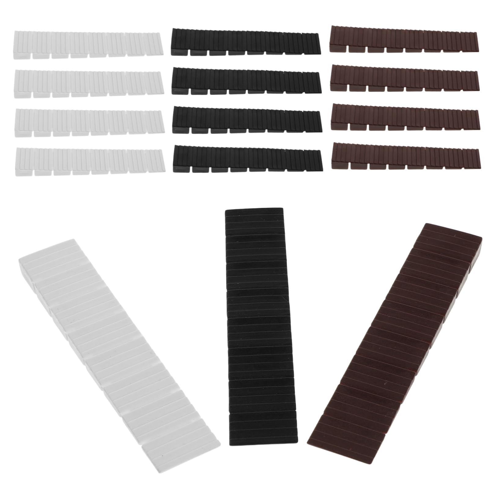 Angoily 288pièces Cales De Nivellement Plastique Lot de Cales Ajustables pour Meubles avec Base Antidérapante pour Équilibrer Armoires Tables Et Électroménagers des Sols Les Rayures
