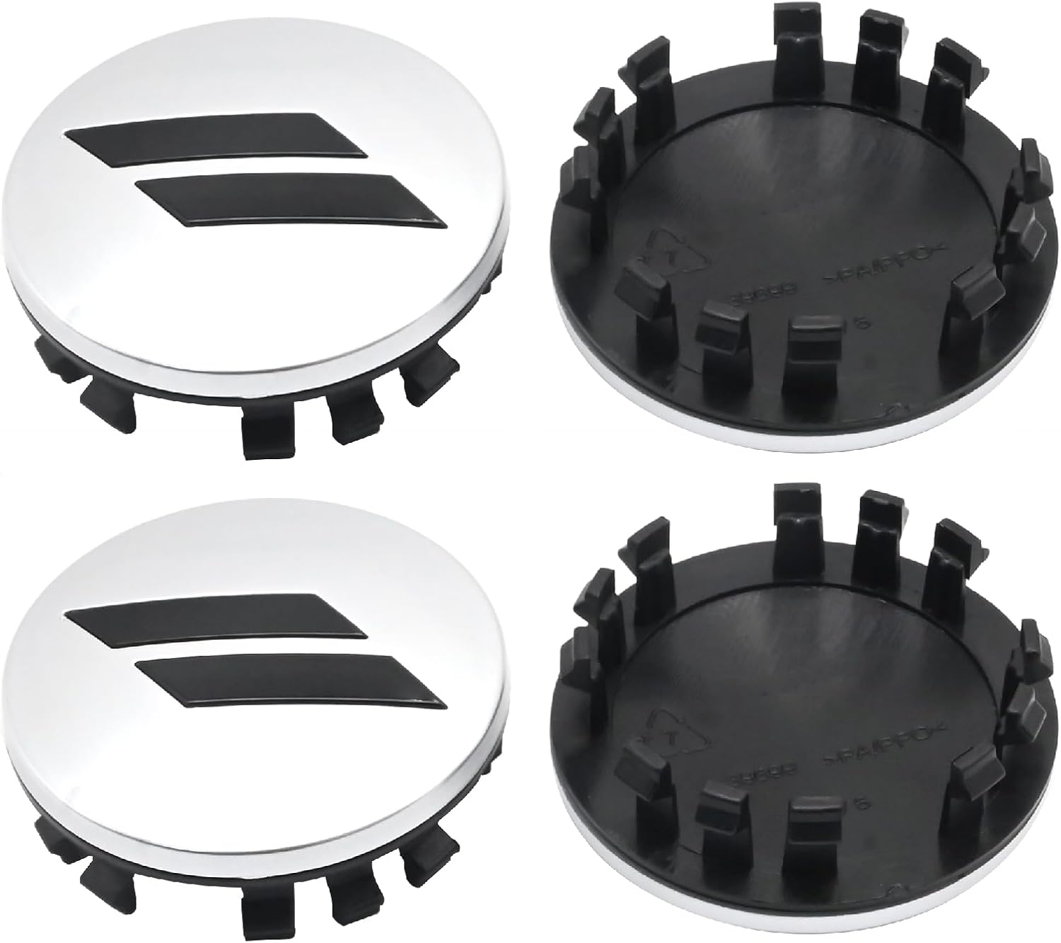 MDEOOSKY 4個 6CZ27DX8AA 63mm 2.5インチ ホイールセンターキャップカバー Dodge Charger C