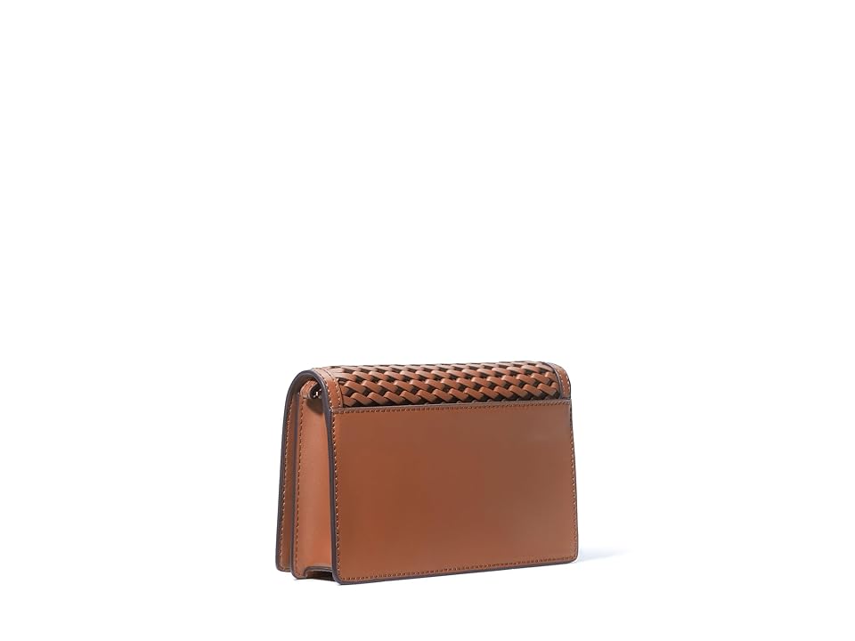 MICHAEL Michael Kors Jet Set Medium Flap Chain Crossbody (Luggage) Cross Body Handbags WORLDWIDE DELIVERY