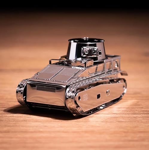 Miniatura 4 de METAL-TIME Modelo LEICHTTRAKTOR VS.KFZ.31, rompecabezas 3D para adultos o adolescentes, kit de modelo de rompecabezas de metal DIY, rompecabezas de