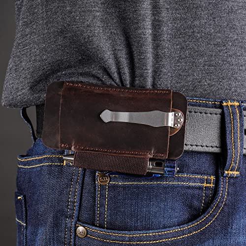 Viperaed Pj33 Leather Knife Sheaths For Belt, Pocket Knife Holster, Pocket Knife Sheath, Horizontal Leather Knife Belt Holder #TOP7
