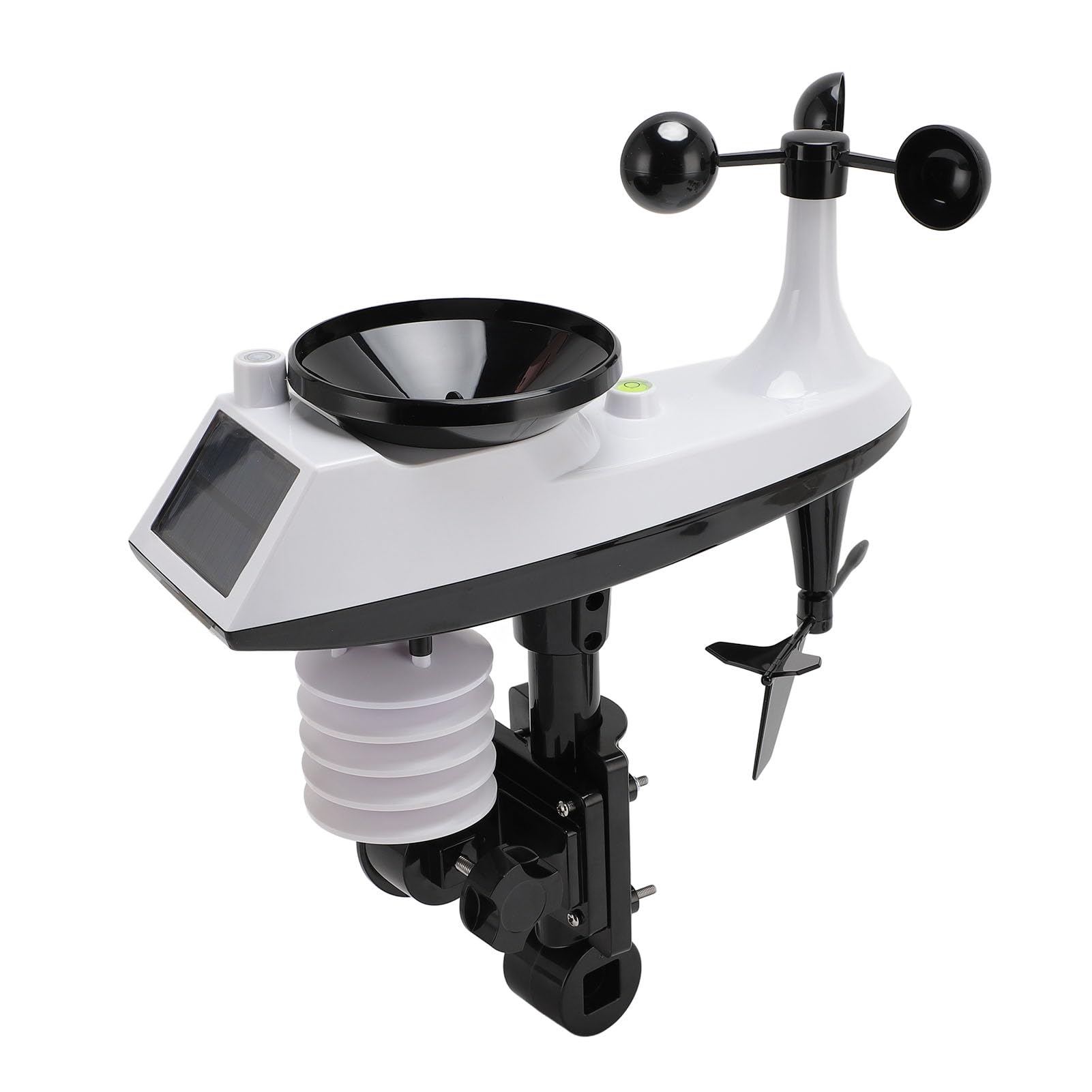 Professional Wi Fi Weather Station with Outdoor Sensor, Internet Wire Less Weather Station Remote Monitoring System, Color Display with Rain Temperature Wind Speed Direction