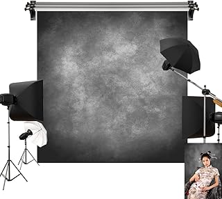 Kate 10x10ft/3x3m Gray Texture Backdrop Gray Purple Abstract Portrait Headshot Backgrounds for Photoshoot, Photo Video Studio Prop