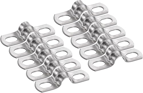 Miniatura 29 de HARFINGTON 5 abrazaderas de conducto de 4 1/4 pulgadas y 4.252 in, abrazadera de tubo M108 U, correa de tubo rígida de acero inoxidable, soporte