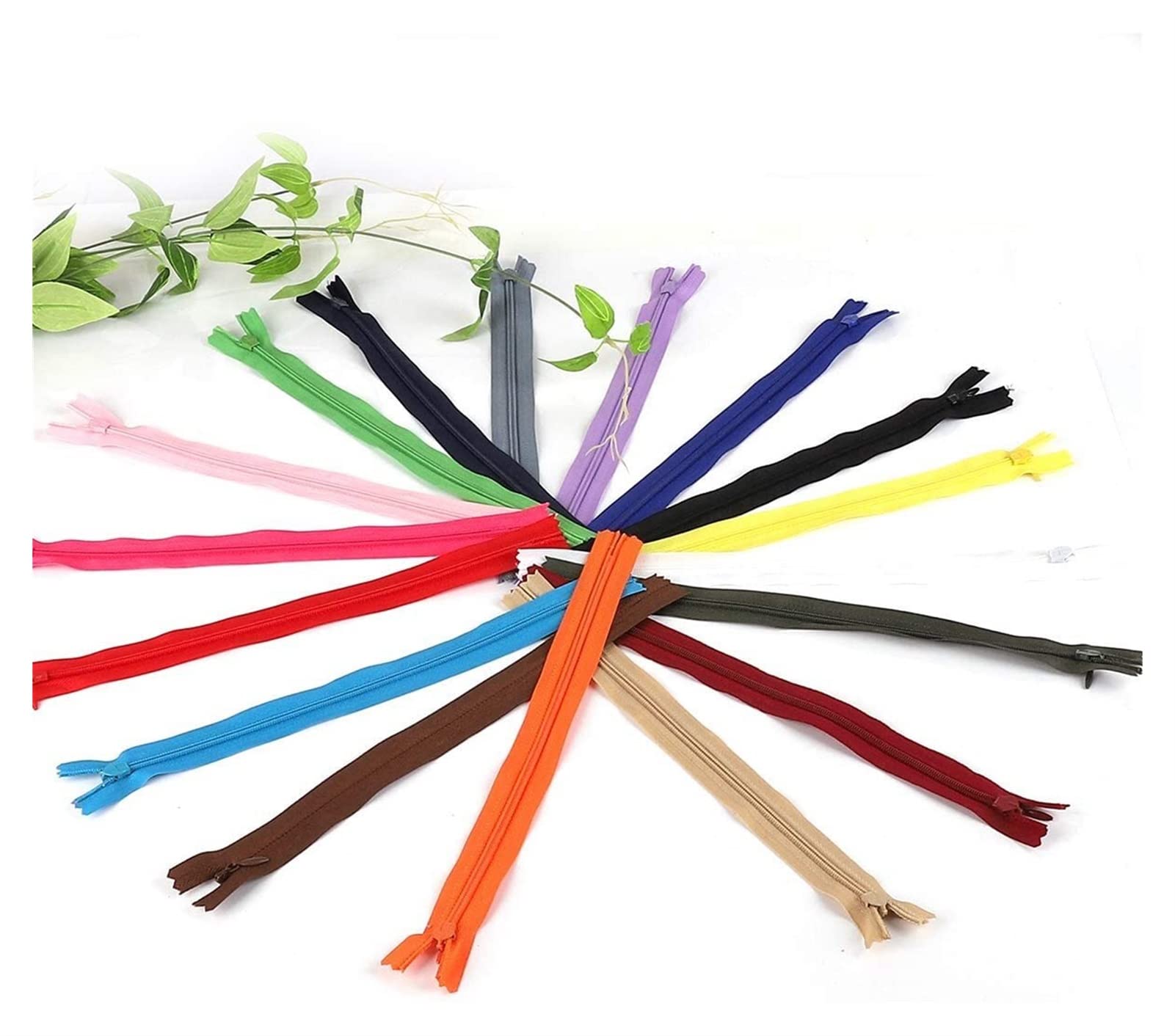 Cerniere Invisibili Bobina di Nylon Fai-da-Te per Abiti da Cucire Accessorio in Nylon (Color : Green, Size : 2.3cm Width 60cm) (Black 2.3cm Width 35cm)