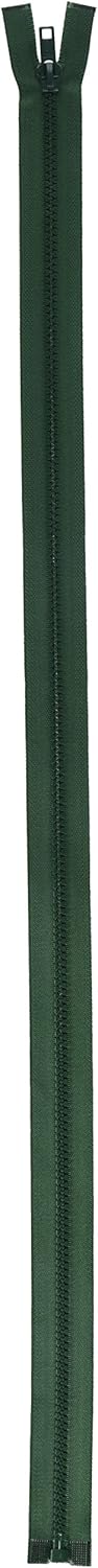 Sport Separating Zipper 28 Inch -Forest Green