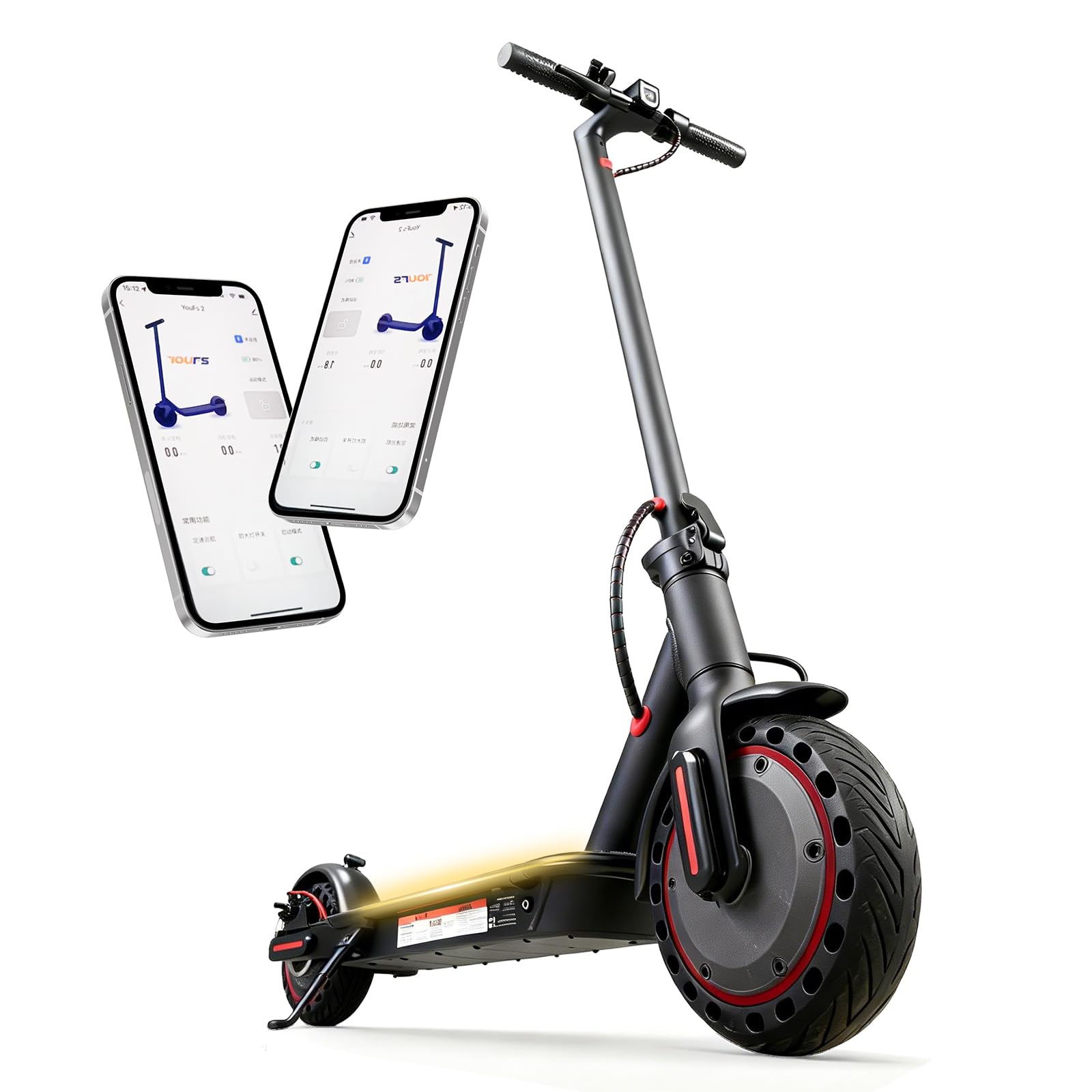 UrbanFish Electric Scooter 350W 500W 8 5 Tires 21 Miles Range 16 19 Mph Folding E-Scooter with Dual