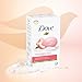Dove Beauty Bar Soap Rebalancing White Peach & Rice Milk 6 Count for a Nourished and Moisturized Skin, with ¼ Moisturizing Cream Plant-Based Formula, 3.75 oz