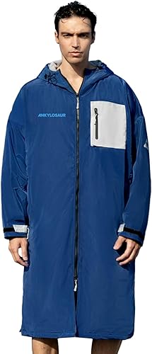 Unisex Swim Parka with Quick-Dry Technology, 270gsm Polar Fleece, and Wrinkle-Resistant Memory Fabric