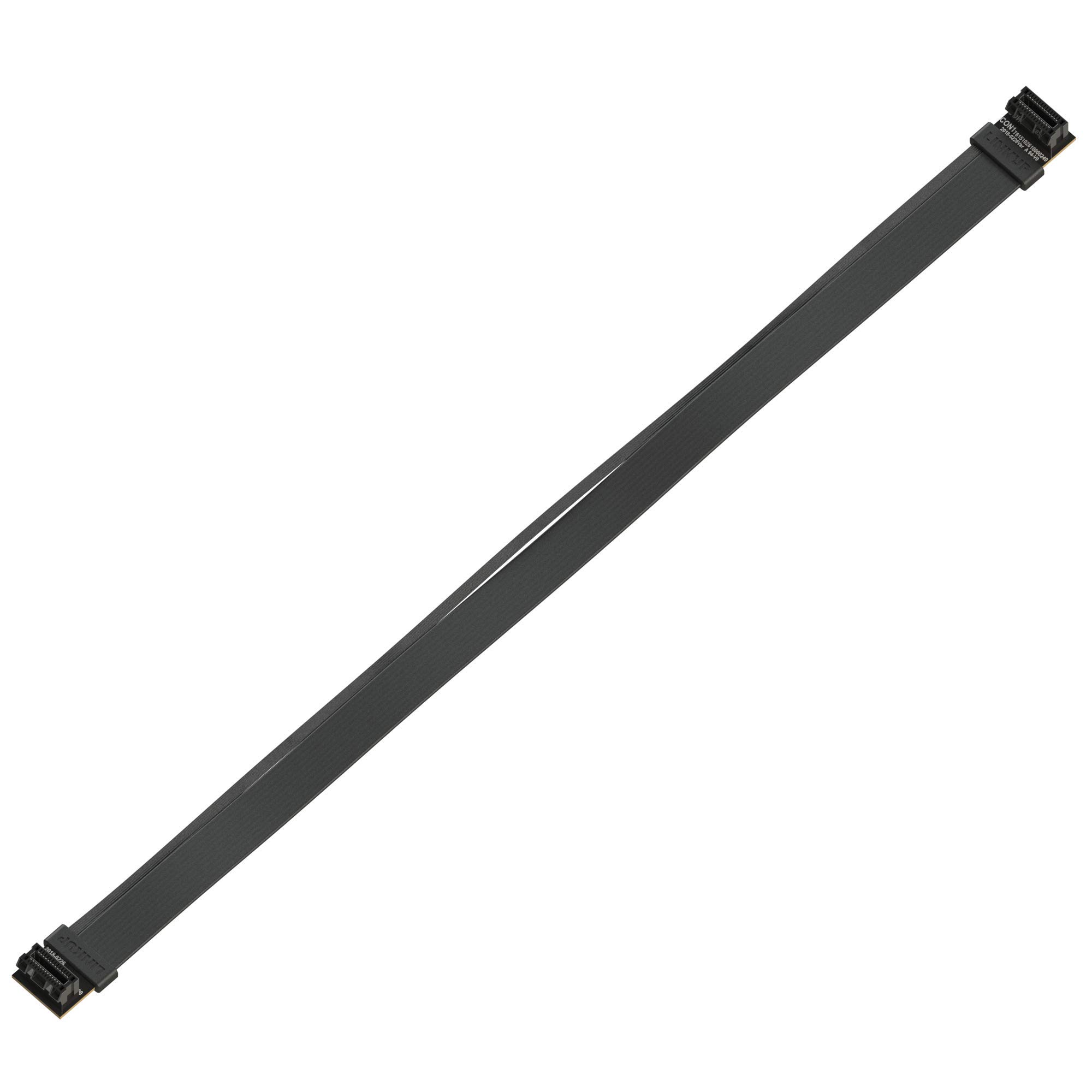 LINKUP - AVA 30cm EPS 4 Pin CPU ATX Motherboard PSU Power Supply Braided Sleeved Custom Mod PC Extension Cable w/Combs | Strong & Stiff Design | Single Pack | 300mm - Black — view 68