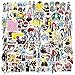 NEULEBEN Lot de 100 autocollants japonais Anime pour ordinateur portable, bagages, skateboard