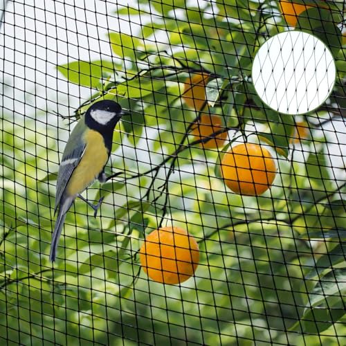 Filet Anti Oiseaux, 4X12m Filet de Jardin, Filet Anti Pigeon, Filet de Protection, Filet Jardin Potager, Protèger Les Plantes, Les légumes, Les Fruits,...