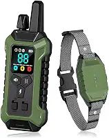 Coleira Adestramento Cães PC30 Sem Fio, IP67 À Prova D'Água, Recarregável. Controle Remoto para Treino Eficaz de Pets