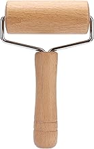 Rolo de massa de madeira, massa de pastelaria, pizza, feito à mão, rolo fluente para padaria, cozinha, bolo, biscoitos, torta, pão, uso doméstico