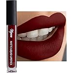 Mynena Burgundy Red Matte Liquid Lipstick | Long-Lasting Comfort | Smudge-Proof Transfer-Resistant | Full Coverage Non-Drying | Vegan & Cruelty-Free | All-Day Wear Lip Color | Emma