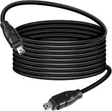 Firewire 400 Cable 6ft IEEE 1394 Firewire 4 Pin Male to 4 Pin Male Firewire DV Adapter Cable for Printer PC Scanner Camcorder (4PIN to 4PIN)