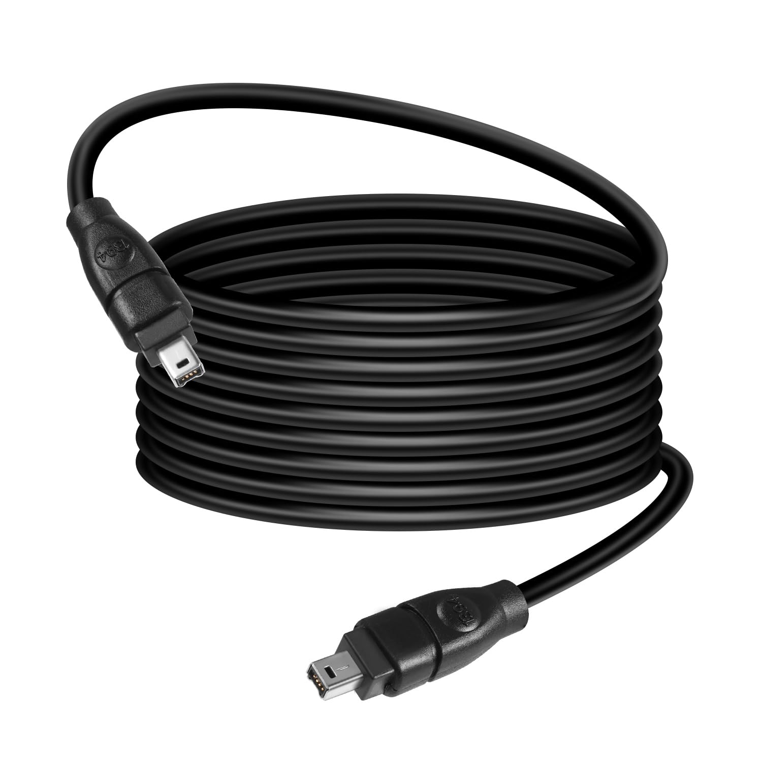 Câble Firewire 400 HATMINI - 4 Broches Mâle Vers Mâle 1,8m Pour Caméscope, PC