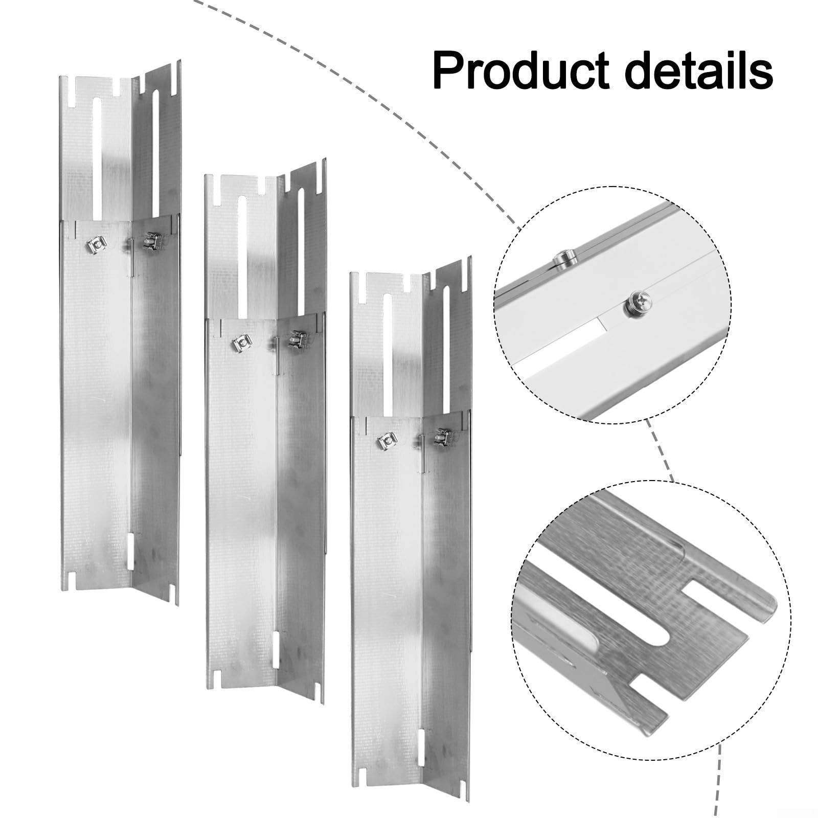 3Pcs Griglia Riscaldamento Acciaio Anti-Ruggine 3Pcs Griglia