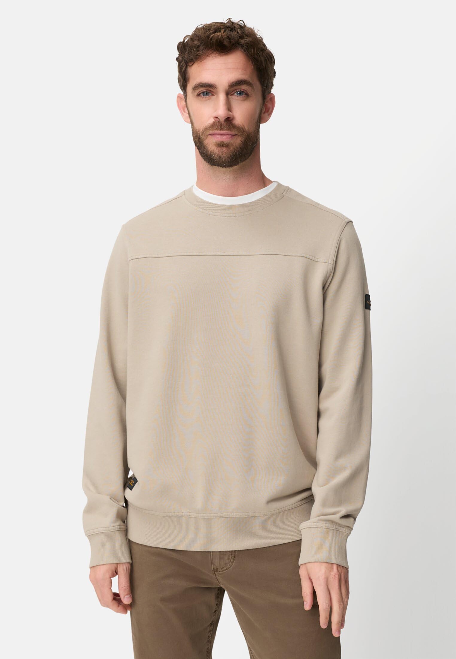 camel active Herren Pullover mit Backprint