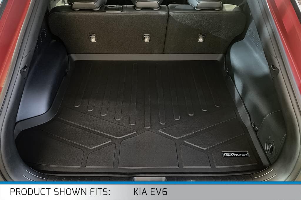 SMARTLINER All Weather Custom Fit Cargo Liner Mat Compatible with 2022-2024 Kia EV6