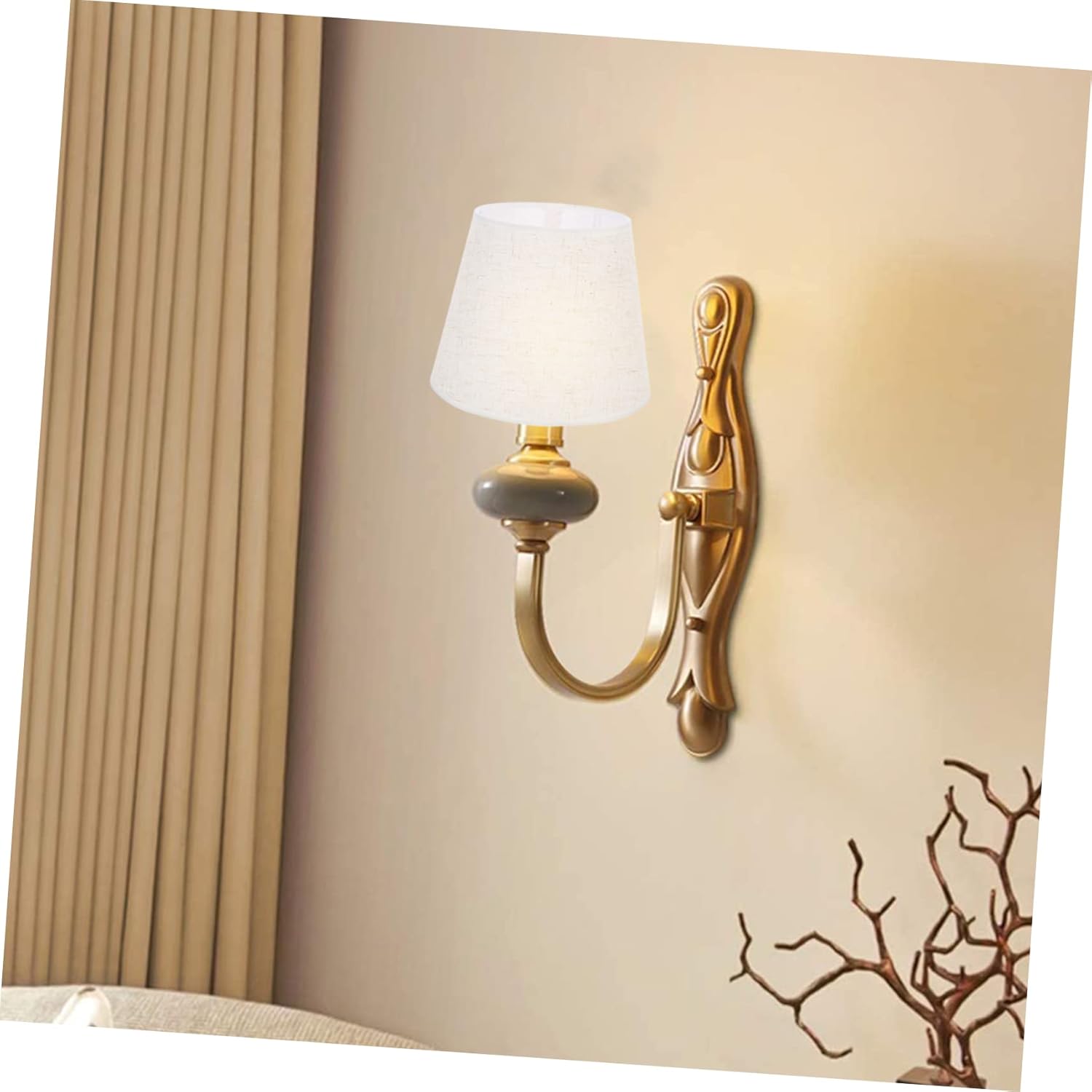 Cloth Lampshade Creative Light Cover for Table and Wall Lamps Natural and Use