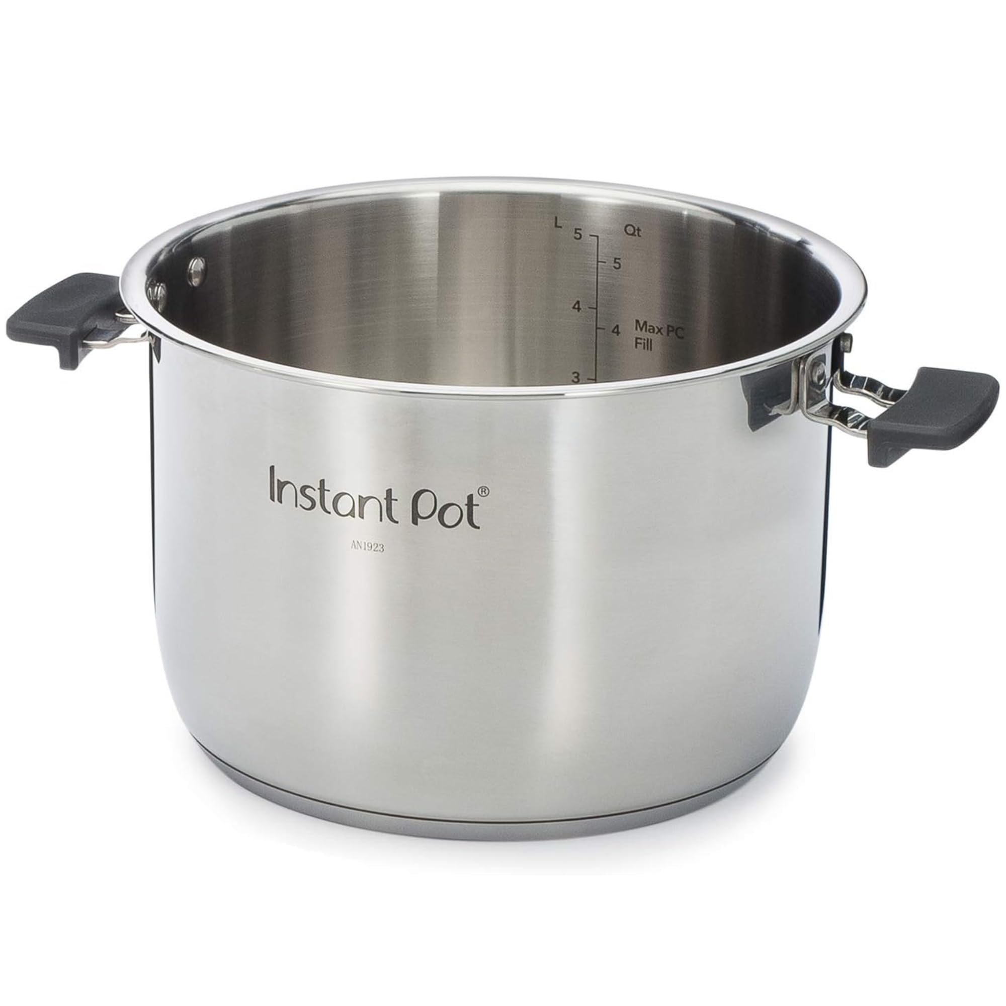 Instant Pot Uchwyty do gotowania ze stali nierdzewnej, 2,5 l Duo Evo Series Patelnia