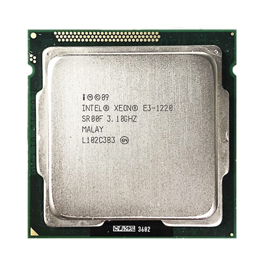 Hegem Intel Xeon E3-1220 E3 1220 3.1 GHz Quad-Core Quad-Thread CPU Processor 8M 80W LGA 1155 NO FAN